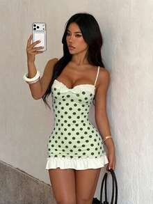 Summer Dresses,Green Short Dresses Party - Green - View 2