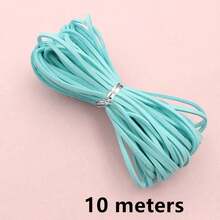 10m 2.5mm 扁平仿麂皮編織繩，韓式天鵝絨皮革繩，DIY項鍊珠寶製作材料 - rope cords - 查看 17