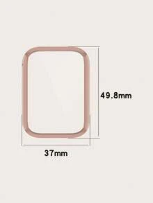 1pc Plain Integrated PC Protective Case & Screen Protector Compatible With Xiaomi Smart Band 10 Pro Scratch/Shock Proof Full Cover Bumper, Women/Men - Smart Band 10 Pro - View 3