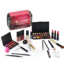 POPFEEL Valentine's Day Makeup Set, Includes Eyeshadow, Lip And Eye Products, Long-Lasting And Easy To Use, Comes With Portable Storage Bag, Suitable For Daily, Travel And Romantic Looks - Baby Pink - View 3