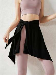 1pc Yoga Sports Fitness Hip Cover Sport Skirt, Women's Anti-Exposure Sport Skirt - Multicolor - View 5