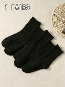 20 đôi tất unisex kiểu dáng tối giản, thoáng khí, dài đến bắp chân, thích hợp cho cả nam và nữ, thích hợp cho các cặp đôi. - Đen và trắng - Xem 19