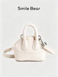 Bolso mini con diseño de nicho en forma de concha, bolso versátil con tiras de espagueti, bolso bandolera, bolso accesorio compacto para salidas - Multicolor - Ver 3