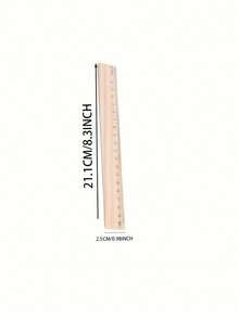 Personalised Rulers,Custom Wooden Ruler,Personalized Name, 15cm Long, Suitable For Stationery Enthusiasts, Fashionable Ruler For Birthday,Office Use, Daily Tasks And Students,Back To School - Multicolor - View 4