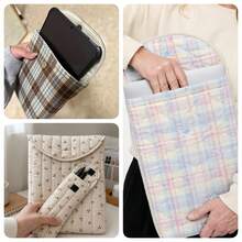 Cushioned Bag Sewing Pattern, Laptop Sleeve And Tablet Protective Case Kraft Paper Physical Template, Multi-Size Storage Bag - A - View 7