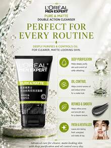 L’Oreal Paris L'Oreal 男士控油活性碳雙效潔面乳 50/100ml，深層清潔毛孔、控油、提亮膚色，適合油性與敏感肌膚 - 男士控油碳爽雙效潔顏膏 - 查看 10