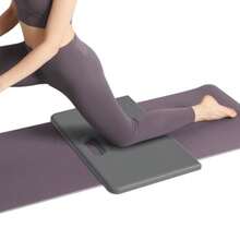Yoga Knee Pad - Foldable Non-Slip POE Cushion, Folding Support Pad With Handle, Lightweight And Portable For Yoga, Pilates, Fitness - Grayblack - View 9