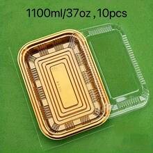 10/15 PIEZAS Contenedores de Alimentos Rectangulares Multicolor con Tapas Transparentes - Gran Capacidad, a Prueba de Fugas y Apilables, Adecuados para Bandejas de Queso, Aperitivos, Verduras - Cajas para Llevar Bandejas de Frutas Adecuadas para Cenas, Cumpleaños y Festivales - Multicolor - Ver 16