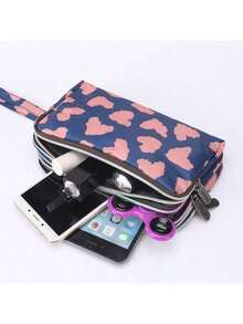 Women's Clutch Bag, 3-Layer Long Wallet, Large Capacity Key Pouch, Casual Phone Bag, Women's Wallet - Multicolor - View 4