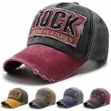 1pc Men's NYS Letter Baseball Cap, Adjustable Outdoor Sun Protection Casual Hat, Suitable For Autumn/Winter Travel, Beach Party - Multicolor - View 12