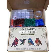 1pc Bead Embroidery Kit, Animal Bead Craft Set, Handmade Bead Art Mosaic Set, Includes Pumpkin, Butterfly, Ocean, Cat & Dog Patterns, DIY For Adults, Teens & Beginners - DIY Kit - View 11