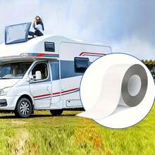 1 Roll 12m RV Roof Repair Tape, Waterproof Leak Repair Sealing Tape, Suitable For Camping Trailer Roof, Crack And Joint Sealing Tape, Weather-Resistant Adhesive Repair Tape, Suitable For Outdoor, Home And Automotive Use - A - View 9