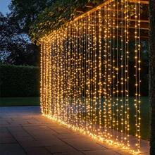 LED Curtain String Lights, USB Powered With 8 Lighting Modes, Starry Twinkle, With Remote Control, For Home Room, Bedroom, Garden, Window, Stage, Wall Background, Holiday Decoration, Birthday Party, Proposal, Wedding Celebration, Fairy Garland Lights - USB Curtain Light - View 4