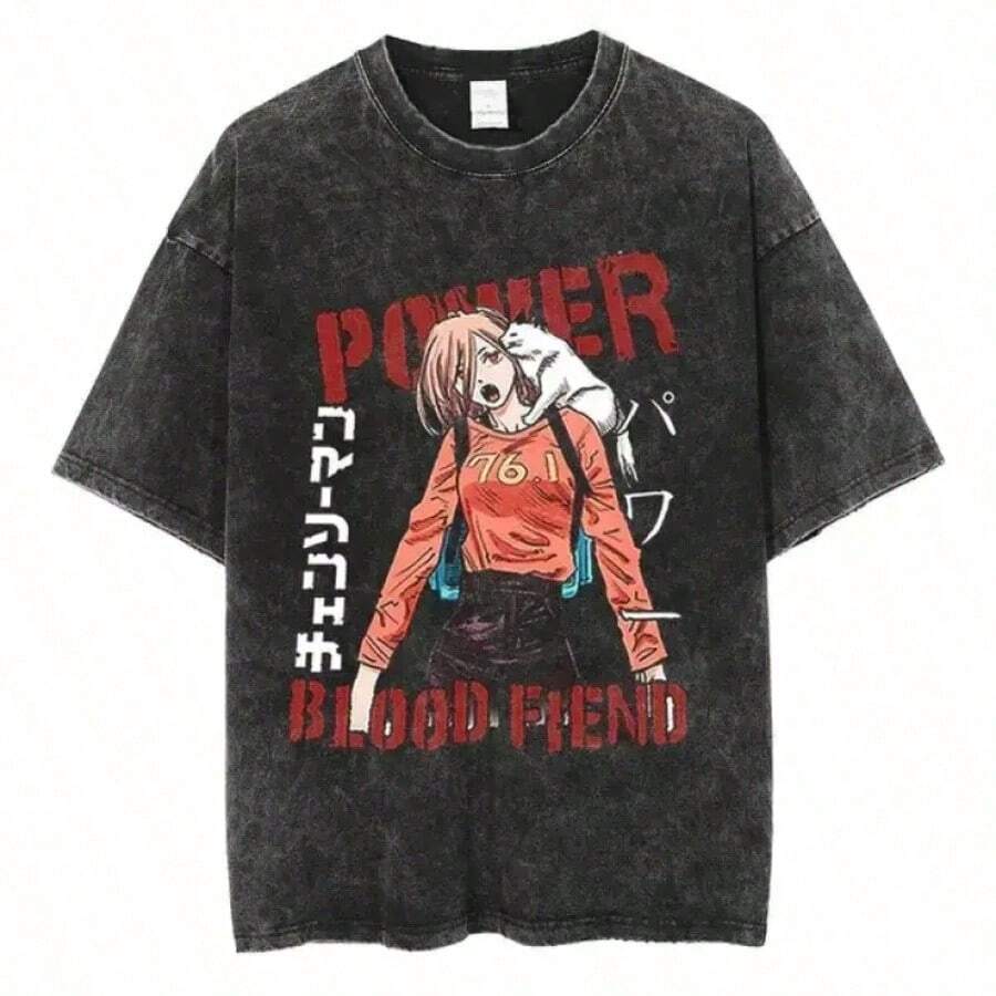 Bring Me The Horizons T-Shirt, Rock Music, Harajuku, Short Sleeve, Streetwear, Summer, Men Women, Washed T-Shirts - 酒紅色 - 查看 1