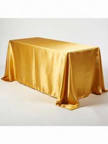 1 Pack Satin Tablecloth, 57x108 Inches, Multicolor Rectangular Tablecloth, Silky Fabric, Suitable For Rectangular Dining Table Party, Holiday Dinner, Wedding Banquet Decoration (Multiple Sizes Available) - Multicolor - View 30