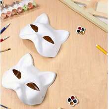Topeng Kucing Terlaris Baru, Topeng DIY, Topeng Wajah Rubah Lukis Tangan, Kostum Hewan, Topeng Pesta Topeng, Hadiah Pesta (Mungkin Terdapat Cacat Kecil Selama Produksi, Namun Tidak Mempengaruhi Efek Produk Akhir) - masker - View 2