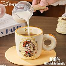 Disney Official Authentic Buzz Lightyear Cross-Generation Ceramic Mug Donut Cup Home Drinking Cup Milk Measuring Cup - Multicolor - View 9