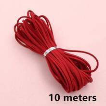 10m 2.5mm 扁平仿麂皮編織繩，韓式天鵝絨皮革繩，DIY項鍊珠寶製作材料 - rope cords - 查看 26