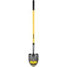 Tru Pro Round-Point Shovel, 48-Inch Fiberglass Handle With 9-Inch Grip, Heavy-Duty Professional Digging Gardening Shovel (Model PRL-F/ 31198) - B - View 1