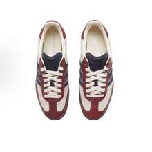 Adidas Originals X Notitle SAMBA OG Retro Style Comfortable And Versatile Low-Top Sneakers Unisex In Beige, Red, And Blue - 米紅藍 - 查看 4