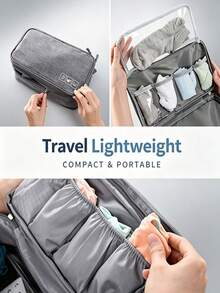 Portable Travel Underwear Organizer Bag - Foldable Fit Zipper Storage Pouch Suitable For Bras, Socks & Lingerie, Compact Suitcase Organizer With Hanging Installation, Space-Saving Durable Fabric For Travel - View 10