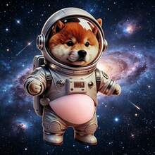 3D Sticker 可爱3D贴纸 可爱柴犬小狗贴纸 手机壳装饰贴纸 附赠1个TPR材质柔软可捏的解压玩具 - 彩色 - 查看 10