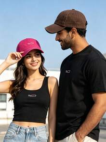 XAXRE Unisex 1% Battery Embroidered Washed Cotton Baseball Dad Hat - 1% Battery - Low Battery - View 2
