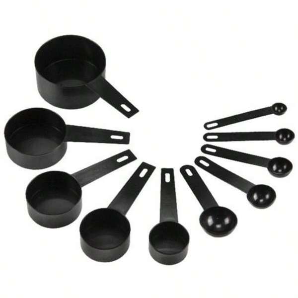 JOGO DE MEDIDOR PLASTICO - 10 PCS COLHER/XICARA Ke Home