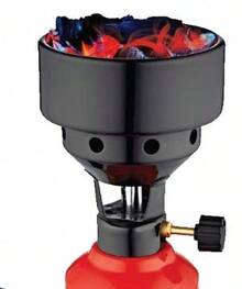 Portable Flame Gas Coal Lighter Burner Compatible With 190g Gas Cartridge - Blue - View 5