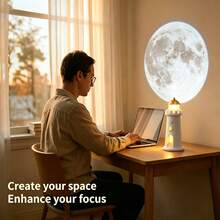 LED Lighthouse Night Light, Rechargeable Motion Sensor Moonlight Projector Lamp, Timer Dimmable Ambient Light, Creative Desktop Decorative Lamp, Suitable For Bedroom, Living Room, Study - Lighthouse - View 8