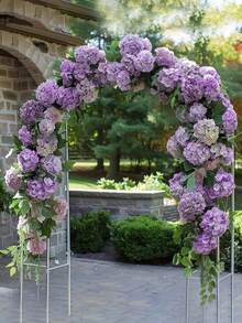 [Quantity] Pcs/Set 9.06 Inch Artificial Hydrangea Bouquet, Faux Hydrangea Stems, Suitable For Wedding Centerpieces, Home Decor (White) - Multicolor - View 9