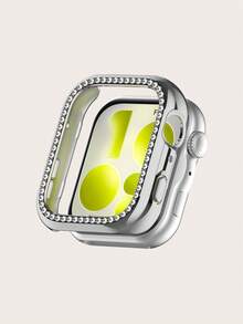 1 pieza Funda protectora de reloj inteligente de PC con diseño hueco y una de cristales de moda para mujer, compatible con Huawei Watch Fit 5/4, a prueba de arañazos y golpes, regalo - Watch Fit 4 - Ver 7