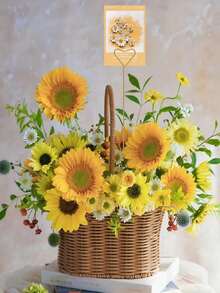 40pcs/20pcs Metal Gift Card Holder Sticks, Suitable For Bouquets, Wedding Centerpieces, Photo Frame Holders, Card Flower Stands, Applicable For Graduation, Wedding, Mother's Day Gift Packaging Card Holders - Love - View 6