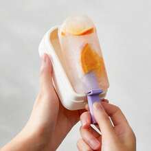 Transparent Ice Cream Mold, Soft Silicone Popsicle Mold, Tray, DIY Ice Cream And Sorbet Maker - Multicolor - View 7