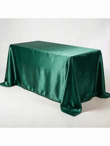 1 Pack Satin Tablecloth, 57x108 Inches, Multicolor Rectangular Tablecloth, Silky Fabric, Suitable For Rectangular Dining Table Party, Holiday Dinner, Wedding Banquet Decoration (Multiple Sizes Available) - Multicolor - View 101