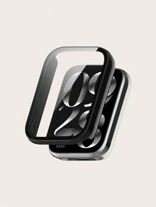 1pc Plain Integrated PC Protective Case & Screen Protector Compatible With Xiaomi Smart Band 10 Pro Scratch/Shock Proof Full Cover Bumper, Women/Men - Smart Band 10 Pro - View 13