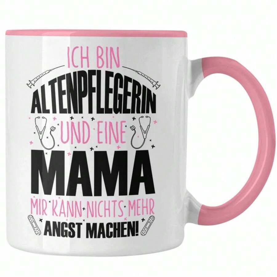 MX24-Hour Shipping-Beautiful Coffee Cup. Mug For Elderly Caregiver, Gift Idea For Mother With Funny Phrase, Mother's Day Gift For Elderly Care. Funny Coffee Mugs To Give As Gifts On Birthdays, Christmas And Easter, As Well As For Daily Use At Home Or In The Office. - 4 - 查看 1