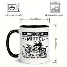 24-Hour Local Delivery In Mexico. 1 Motorcycle Mug, 11 Oz, Gift For Birthday, Christmas, Summer. Fun Coffee Mugs To Give As Gifts On Birthdays, Christmas, And Easter, As Well As For Everyday Use At Home Or In The Office. 11 Oz / 325 Ml Ceramic Mug. - 1 - 查看 7