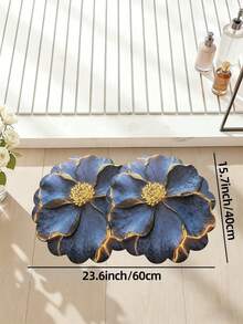 1 buah/2 buah/3 buah Keset Lantai Dekoratif Motif Bunga Emas, Dekorasi Ruangan, Karpet Kamar Mandi, Keset Pintu, Karpet Kecil, Karpet, Keset Lantai, Dekorasi Rumah, Karpet Area, Keset Luar Ruangan, Dekorasi Rumah, Karpet Area, Karpet Kamar Tidur, Karpet yang Dapat Dicuci - Aneka warna 3 - View 7