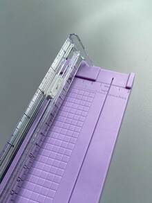 Dual-Blade Paper Cutter A4 Paper Trimmer Small Manual Paper Cutting Machine Office Use Handmade Multi-Function Cutting Tool Portable Ruler Paper Cutter Desktop Paper Trimming Tool - Single Piece - View 9