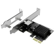 2.5G Base-T PCIe 網路卡，2500/1000/100Mbps PCI Express 乙太網路適配器，搭載 RTL8125B，2.5G NIC 適用於 Windows 11/10/8/8.1/7 與 Linux，附低矮擋板 - 黑色-2500Mbps - 查看 10