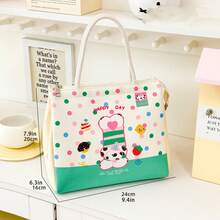 Cartoon Student Breakfast Bag, Thermal Bag, Portable Bento Bag, Office Worker Thermal Insulation And Cold Lunch Box Bag, Thickened Portable Bento Bag - Multicolor - View 21