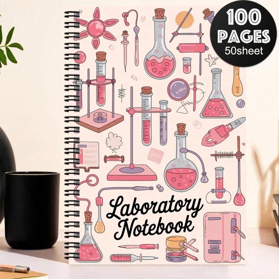 1 Stück Laborspiralblock mit Spiralbindung - Schwerlast-Labortagebuch für medizinische Forschung, Chemieexperimente, Wissenschaftliche Notizen - Strapazierfähiges Spiralgebundenes Tagebuch für Ärzte, Krankenschwestern, Studenten, Forscher - Ideal für Labor- & Feldeinsatz, organisiert - F - Übersicht 1