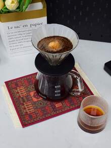 Brutelle 咖啡杯墊、阿拉伯咖啡杯墊、飲水墊、桌面墊、滑鼠墊、耐熱墊、咖啡角墊，適用於杯子/馬克杯/馬克杯/咖啡機/餐具/配件 - 杯墊 - 查看 4