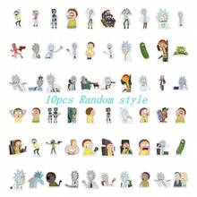 Warner Bros 60pcs/10pcs Pack, Rick And Morty Sticker Pack – 100 Unique Waterproof Vinyl Stickers, Suitable For Laptops, Suitcases And Notebooks.(Random Styles) - Multicolor - View 13