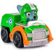 Spin Master Paw Patrol 汪汪隊_ 空中救援，幼犬小隊賽車 Rocky，垃圾車主題車輛，適合 3 歲以上兒童 - ROCKY - 查看 4