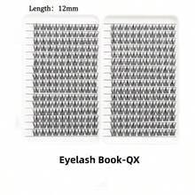 Korean Style Makeup Cluster Lashes, Long Soft Curly 3D Defined 320 Clusters Large Capacity - C - View 7