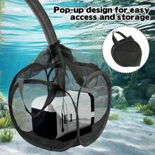 1/2pcs Pop-Up Pond Filter Bag 7/10/12 Inch Swimming Pool Filter Pump Cover Anti-Clogging Metal Frame Foldable Pump Mesh Basket With 2 Handles Easy Installation Suitable For Waterfall, Swimming Pool, Outdoor Fish Pond - View 8