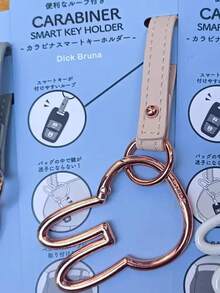 MIFFY 官方可愛兔頭鑰匙圈 車鑰匙吊飾 包包掛飾 金屬配件 女士女孩禮物 2026 熱門款 Tk Ins - 彩色 - 查看 5