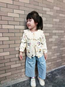 Cardigan Bayi Perempuan - Aprikot - View 2